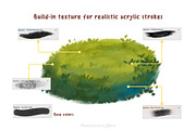 MochiBox Acrylic Procreate Brushes, a Brush Add-On by ProcreateiBox (Thumbnail 3 of 7)