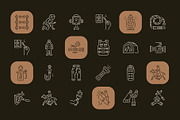 Hunting Icon Art Set, an Outline Icon by Prosymbols (Thumbnail 6 of 7)
