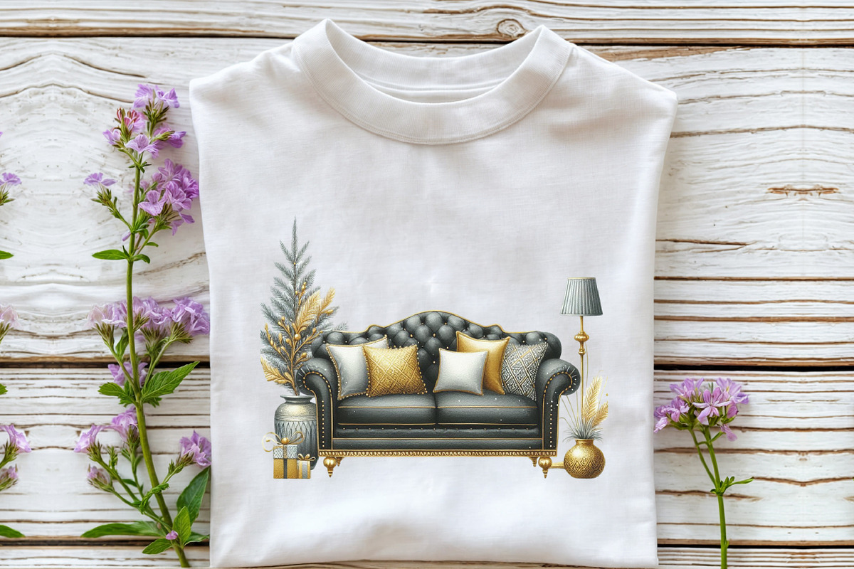 Watercolor Black & Gold Christmas C, a Seasonal Illustration by Rose Art (Photo 4 of 6)