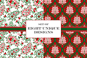 Christmas Boho Indian Patterns, a Pattern Graphic by RachelStudio (Thumbnail 2 of 8)
