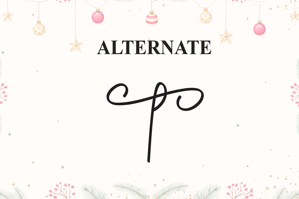 Poster Christmas | Script Font, a Handwritten Font by Scratchones (Photo 8 of 9)