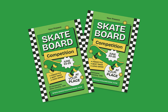 Skateboard Competition - Flyer preview 5