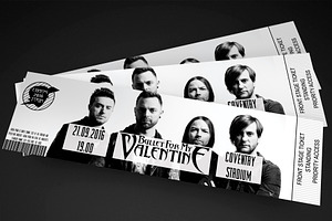 Clean Concert Event TIcket