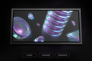 Holographic metallic 3D shapes, an Object Graphic by Fox's Monday (Thumbnail 9 of 10)