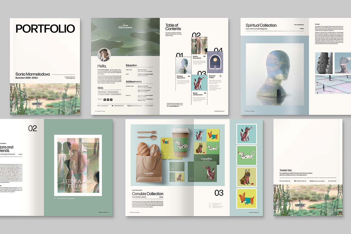Portfolio Template, a Brochure Template by BrandPacks (Photo 2 of 5)