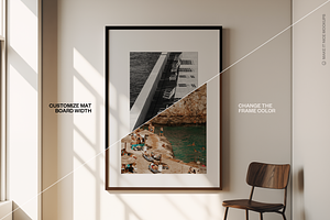 The Gallery Scene Frame Mockup