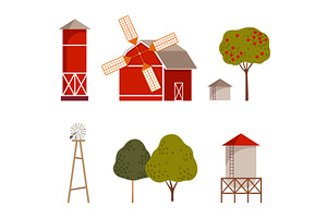 Farming and Agriculture with, an Object Illustration by TopVectors