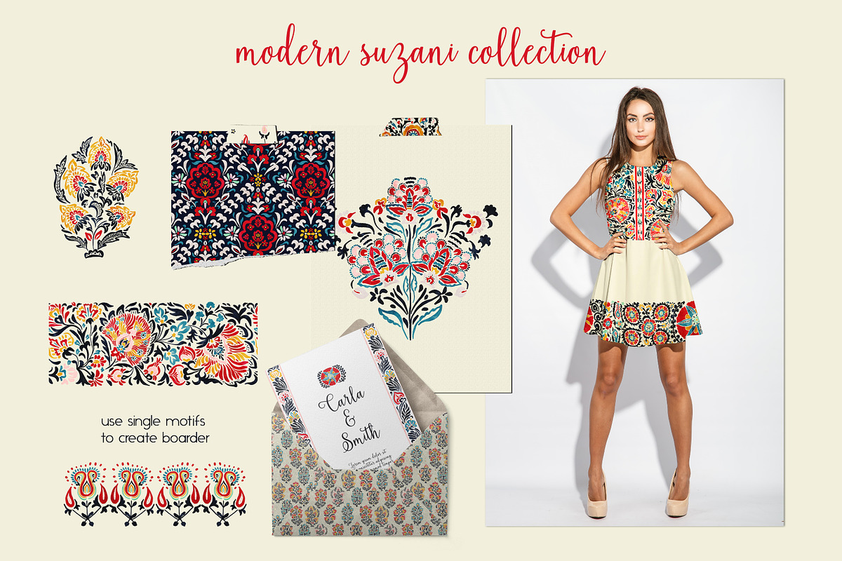 Modern Suzani collection, a Decorative Illustration by Mona Ahmed (Photo 8 of 11)