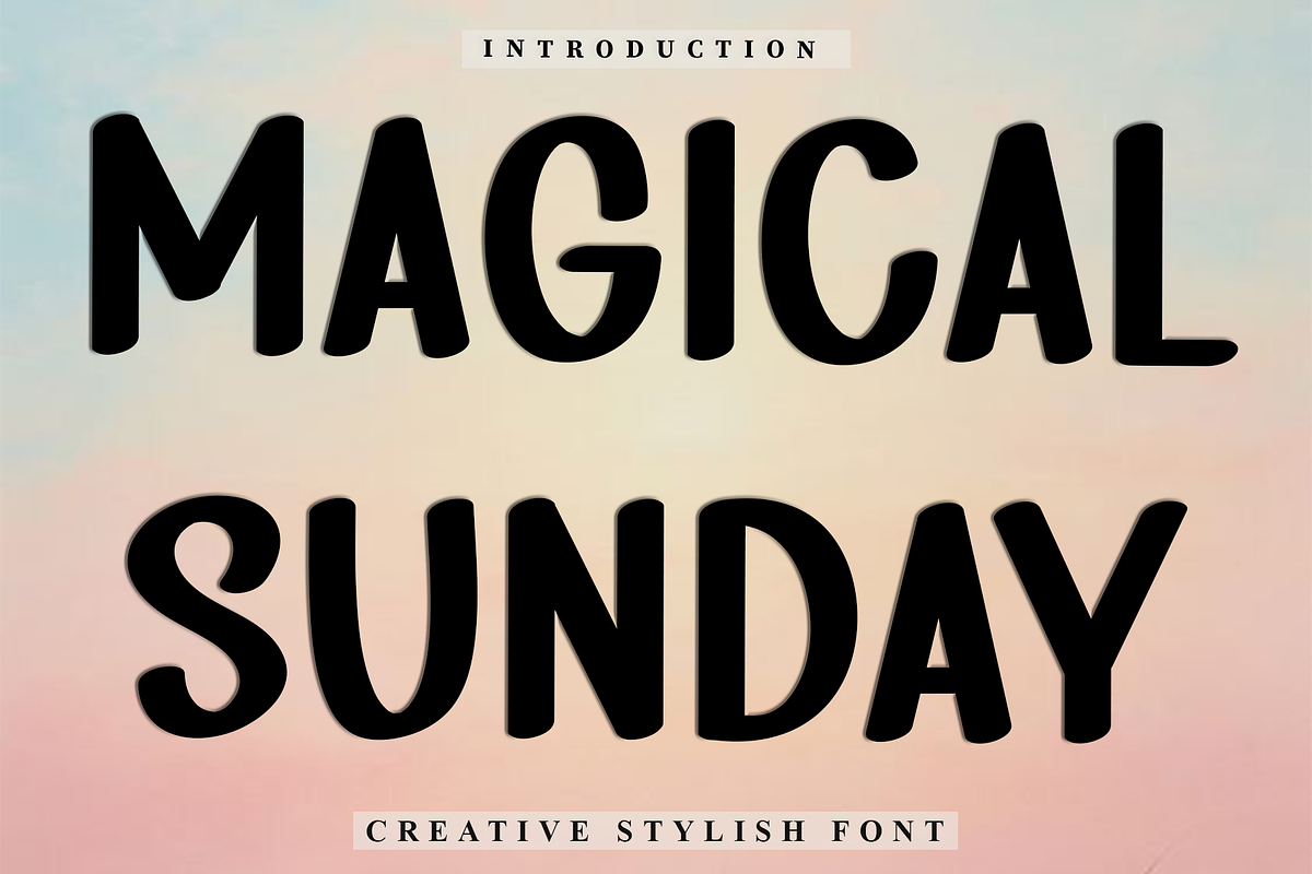 Magical Sunday, a Script Font by InermediaSTUDIO (Photo 1 of 8)