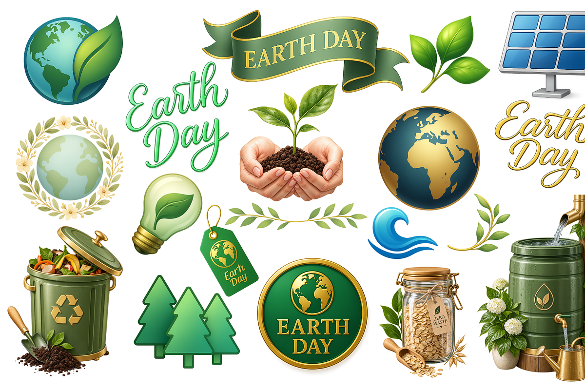 Earth Day Eco Elements, an Object Graphic by MarisoArt (Photo 8 of 8)