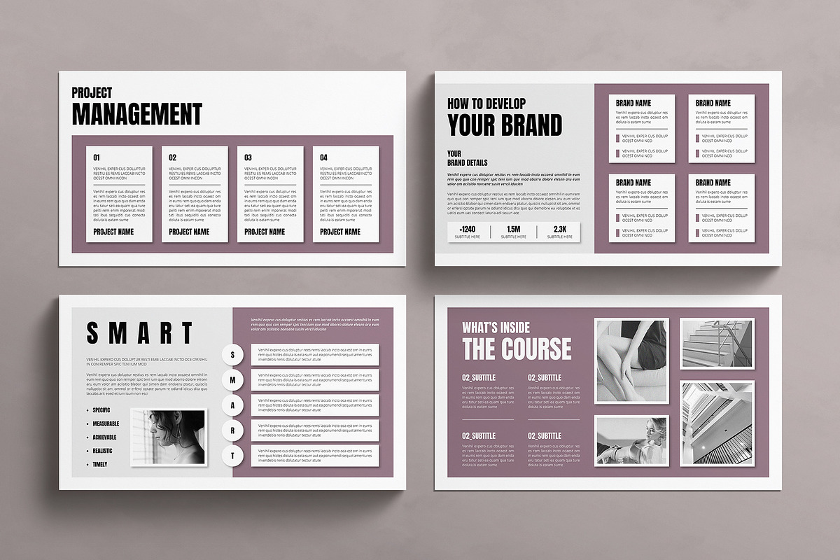 Masterclass Slide Deck Presentation, a Presentation Template by E-Type (Photo 6 of 7)