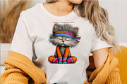 Whimsical Funny Cat PNG Clipart, an Animal Illustration by SVGArt (Thumbnail 3 of 5)
