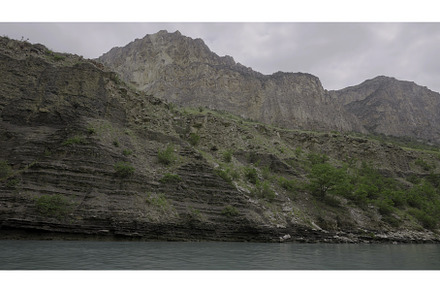 Swimming on mountain river with, a Nature Photo by Media Whale Stock