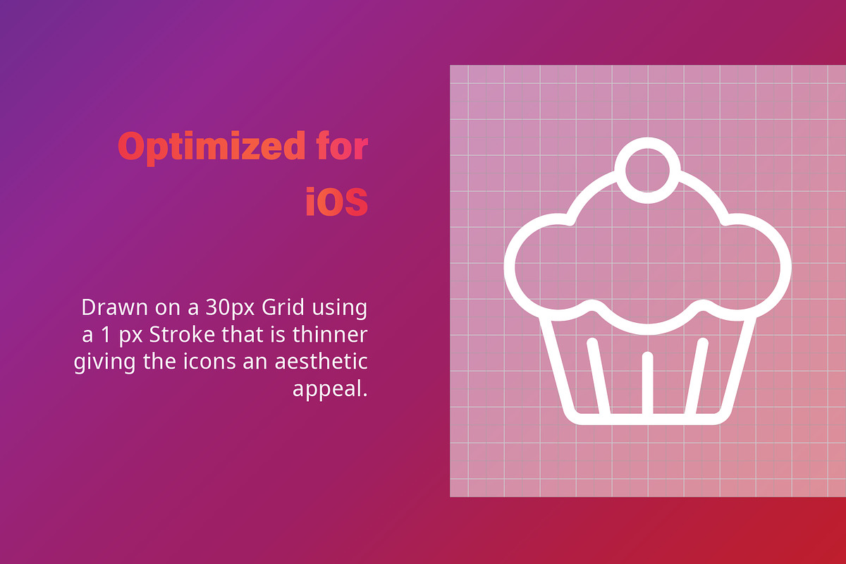 Delicio Pro - Food icons, an Outline Icon by Amogh Design (Photo 3 of 11)