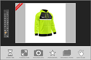 Two-tone Hoodie Mockup, a Hoody Mockup by Bruno's Shop (Thumbnail 2 of 3)