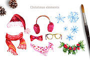 Christmas dogs, an Animal Illustration by Funnystore (Thumbnail 4 of 10)