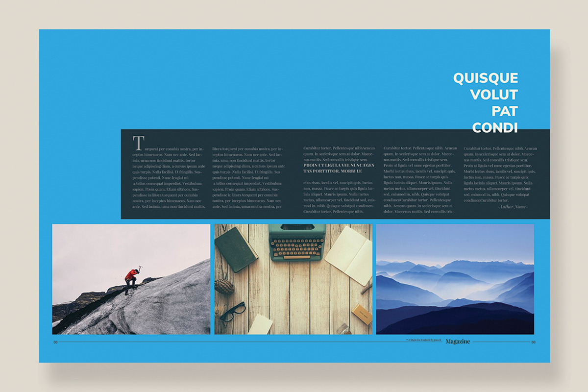 Magazine Template 09, a Magazine Template by pmvch (Photo 12 of 12)