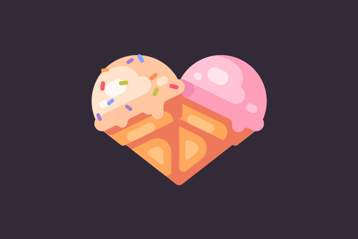 Ice cream cones, a Food Illustration by Ivan Dubovik (Photo 3 of 4)