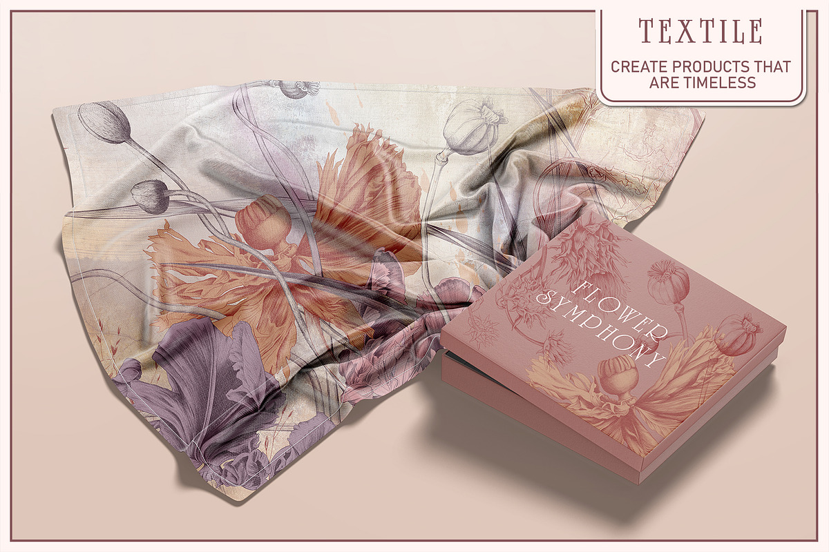 Fresco collection Flower symphony, a Wallpaper Graphic by Natalia0307 (Photo 7 of 14)
