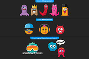 Monster and Character Creation Kit, an Illustration by Graphicdome (Thumbnail 4 of 5)