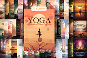 Yoga Affirmation Cards Canva Templat, a Card Template by mkStudioLab (Thumbnail 1 of 3)