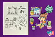 Lindo Día - Sello Digital Digistamp, an Illustration by Candy Horror Shop (Thumbnail 2 of 3)