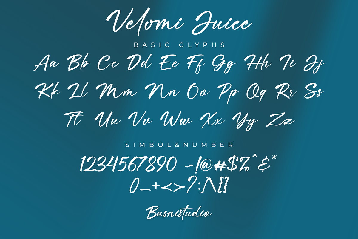 Velomi Juice– Elegant Handwritten, a Handwritten Font by Basnistudio (Photo 10 of 13)