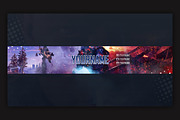 10 Gaming YouTube Banner Template, a Social Media Template by immenseart (Thumbnail 9 of 11)