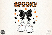 Coquette Halloween Spooky Ghost Cher, an Illustration by Libby Wishes (Thumbnail 1 of 6)