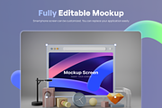 Webby - 3D Phone Scene Mockups, an Object 3D Model by Illustraly Design (Thumbnail 6 of 7)