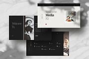 Welcome Media Kit PowerPoint, a Presentation Template by White Graphic (Thumbnail 2 of 7)