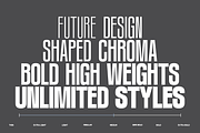 GC Chroma — Condensed Sans Family, a Sans Serif Font by Glyphonic (Thumbnail 6 of 15)