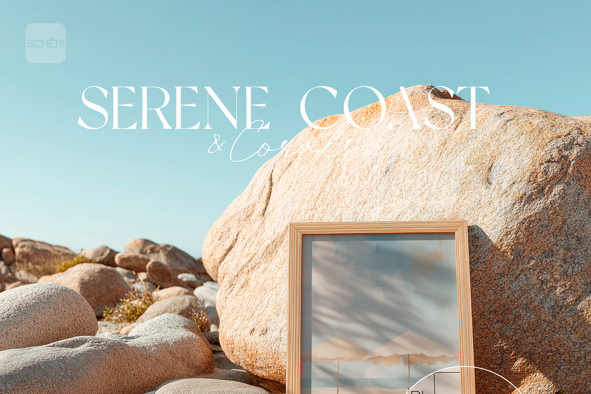 SERENE COAST | Frame mockup set, a Product Mockup by SCHÉRI (Photo 6 of 11)