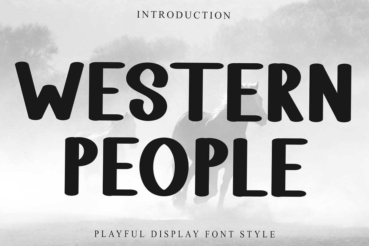 Western People, a Serif Font by FreshTypeINK (Photo 1 of 8)