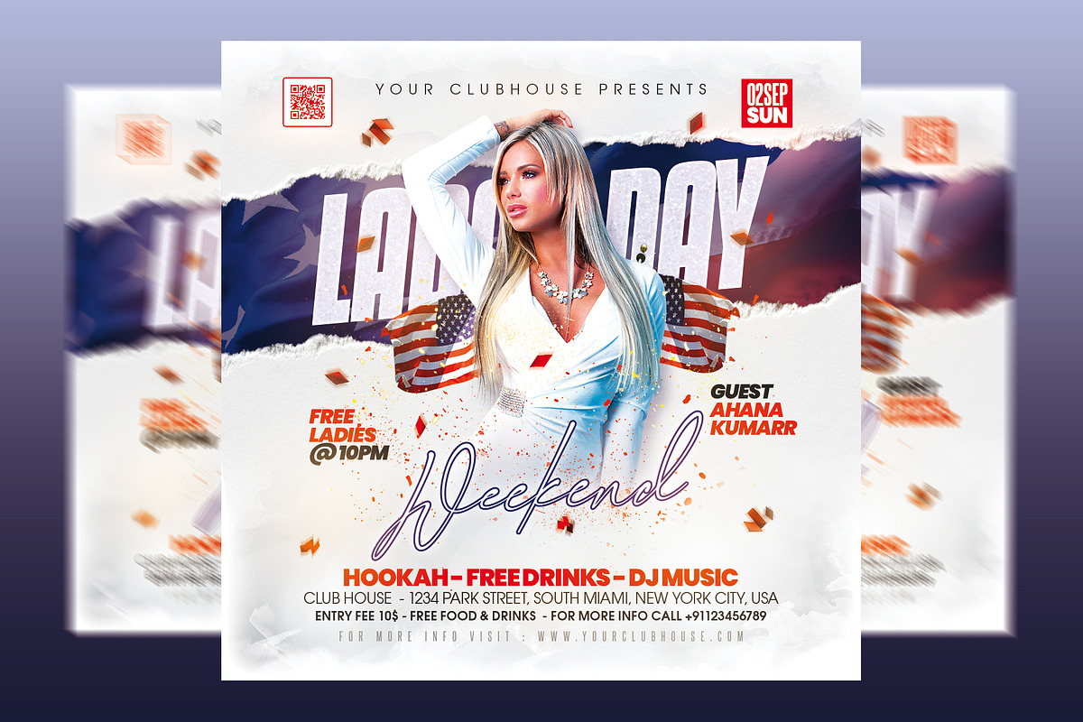 Labor Day, a Flyer Template by MithilaCreation (Photo 2 of 12)