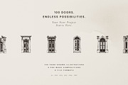 100 Architectural Door Illustrations, an Object Illustration by KetteCreate (Thumbnail 14 of 14)