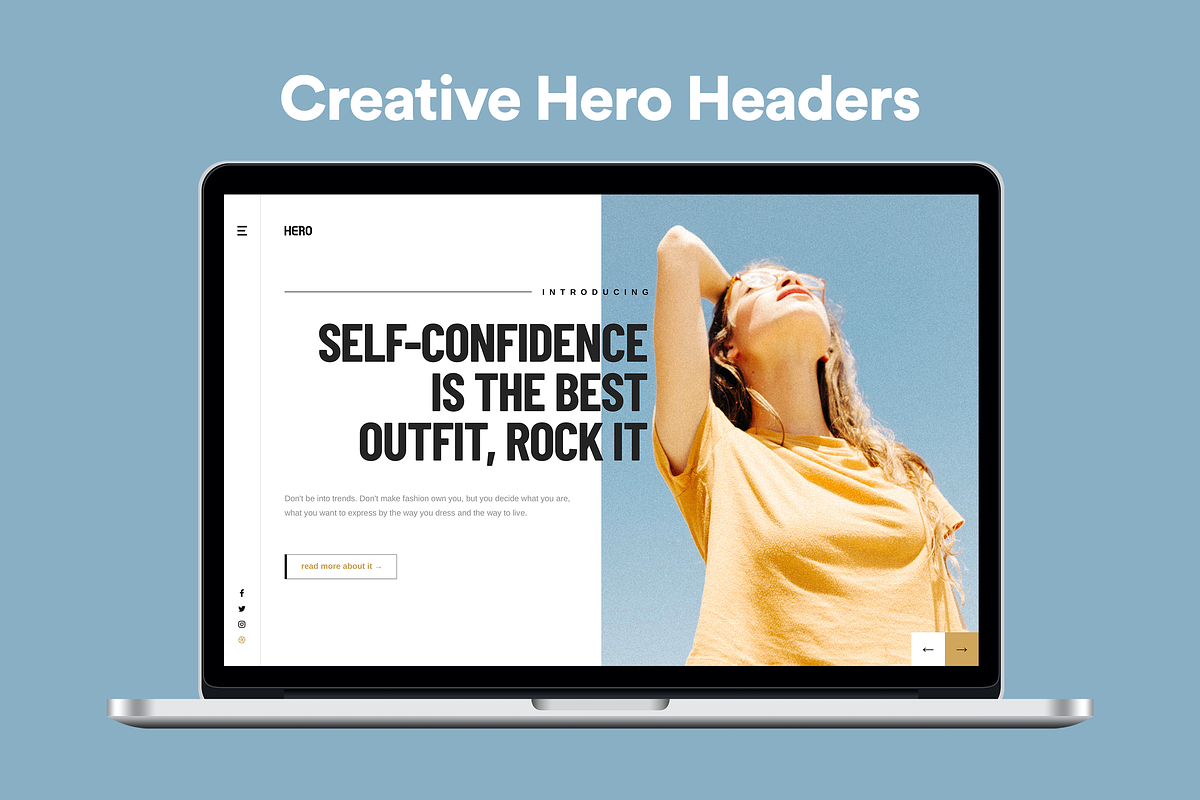 100 Hero Headers Web Kit, a Product Mockup by SPACECAKE (Photo 7 of 7)