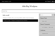 Able Blog WordPress Responsive Theme, a WordPress Template by Marko Banovic (Thumbnail 3 of 3)