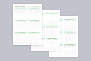 Meal Planning Pages Set V-17, a Stationery Template by shahsoft (Thumbnail 2 of 3)