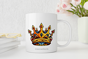 Luxury Golden Crown clipart, an Object Graphic by DreamerStarCo (Thumbnail 5 of 6)