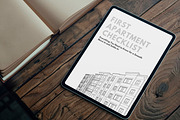 First Apartment Checklist Printable, a Stationery Template by Coral Beauty (Thumbnail 4 of 4)