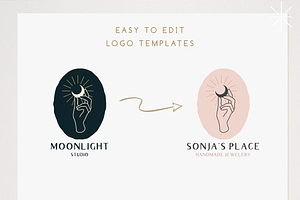 20 Hands & Logo Templates