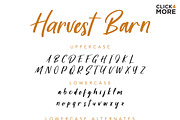 Harvest Barn - Farmhouse Casual, a Script Font by Konstantine Studio (Thumbnail 11 of 11)