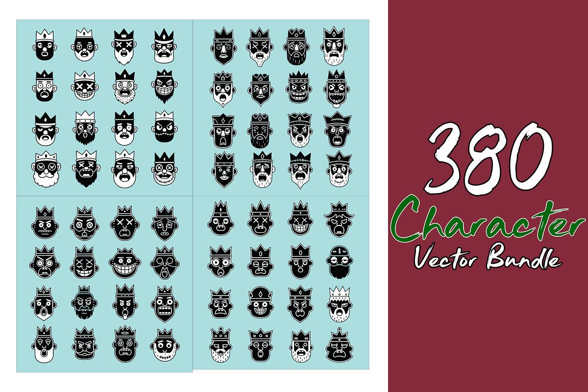 380 Scary Princess Vector Bundle, an Object Graphic by Sofia's Fashion (Photo 2 of 5)