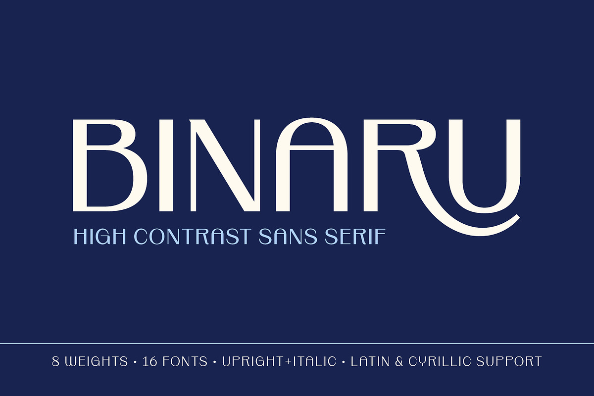 Binaru, a Sans Serif Font by Locomotype (Photo 1 of 10)