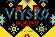 Viysko color font, a Font by Malena (Thumbnail 1 of 7)