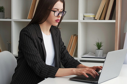 Freelance job internet marketing woman manager, a Person Photo by Photo Drive Studio