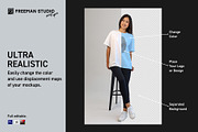 T-Shirt Mockup, a Shirt Mockup by Freeman Studio (Thumbnail 3 of 14)