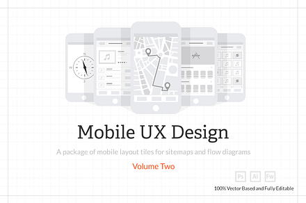 Mobile UX Design Tiles V2