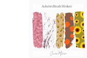 Autumn Brush Strokes Clipart, a Seasonal Illustration by Creative Matrix82 (Thumbnail 2 of 6)